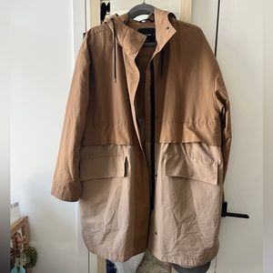 EVERLANE ReNew Anorak Jacket Taupe